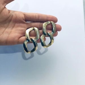 Vintage gold earrings